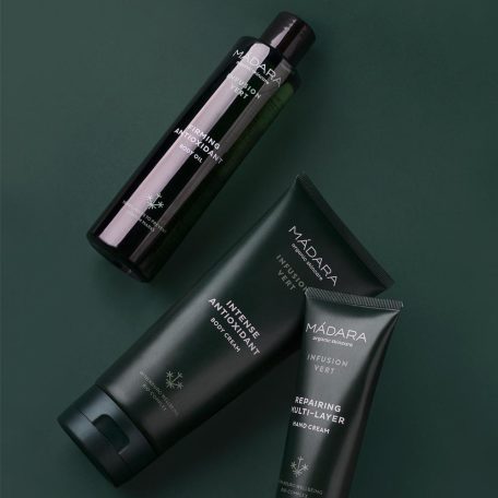 MÁDARA INFUSION VERT Bőrfeszesítő testápoló olaj antioxidánsokkal